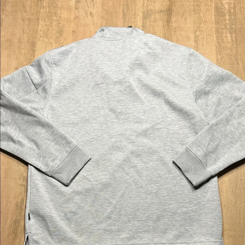 DKNY Light Gray Quarter-Zip Sweatshirt - Picture 7 of 8